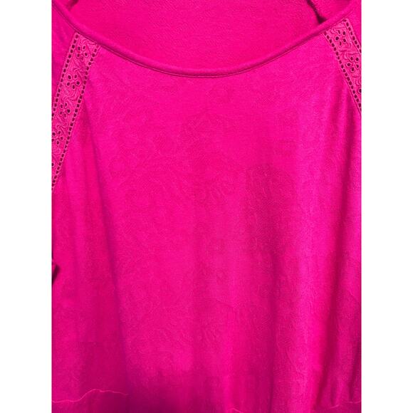 Soft surroundings pink top - Picture 4 of 7